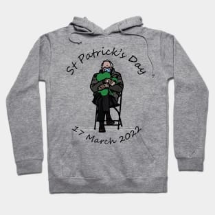 Happy St Patricks Day Bernie Sanders Mittens 2022 Hoodie